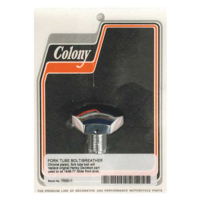 COLONY, FORK TUBE CAP BOLTS