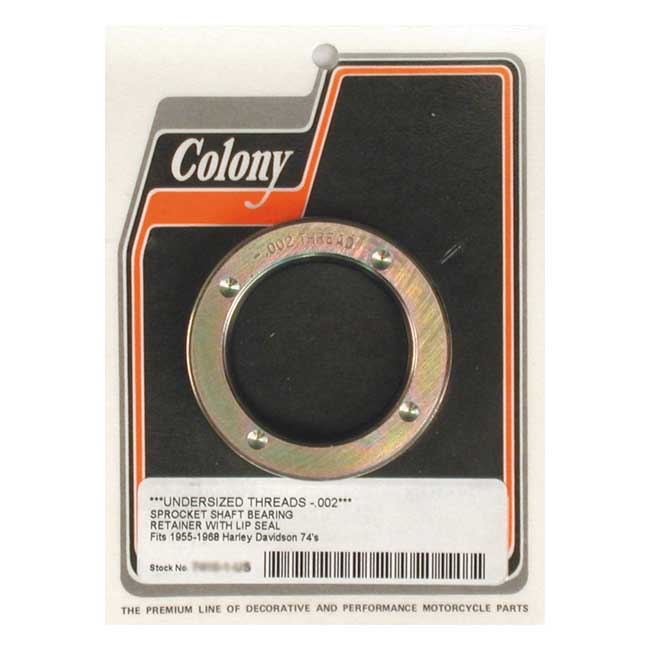 Colony oil seal, sprocket shaft. Screw type, -.002"