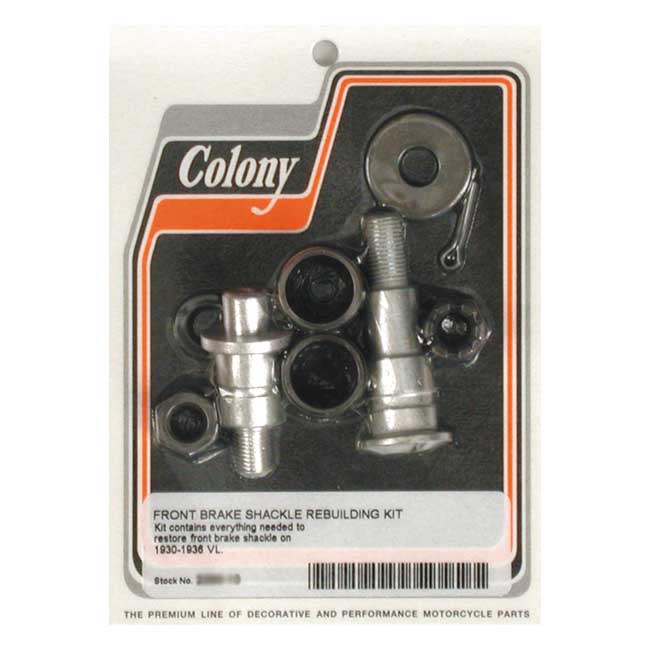 COLONY FRONT BRAKE SHACKLE REBUILD KIT