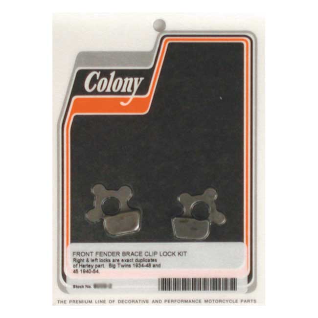 Colony, Springer fender brace clip licks. Parkerized