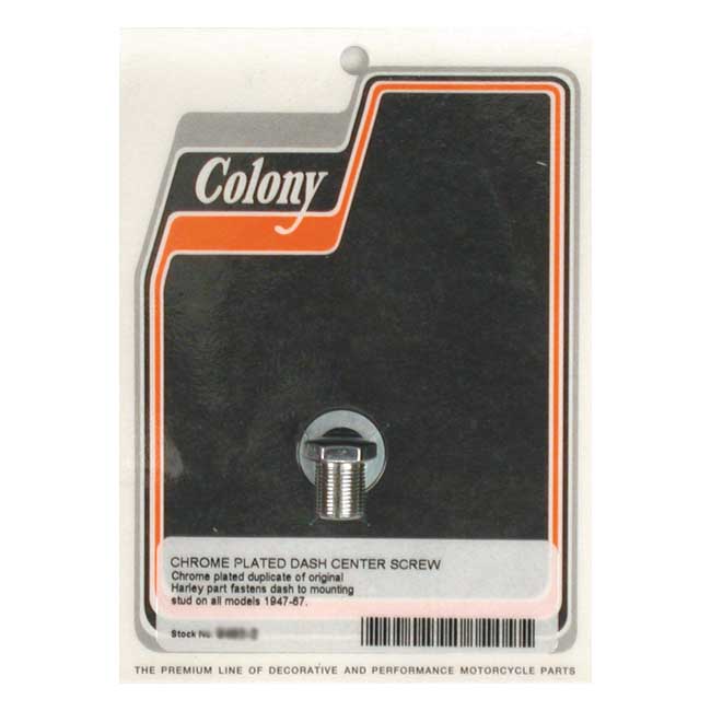 Colony, center dash screw