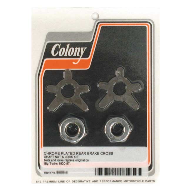 COLONY BRAKE SHAFT LOCK & NUT KIT