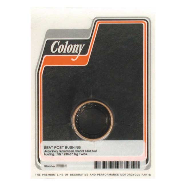 Colony, seat post bushing