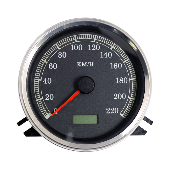 FL speedometer, '95-03 face', black. Electronic drive