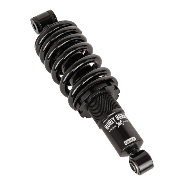 BURLY, M8 SOFTAIL 12.2" SLAMMER SHOCK. BLACK