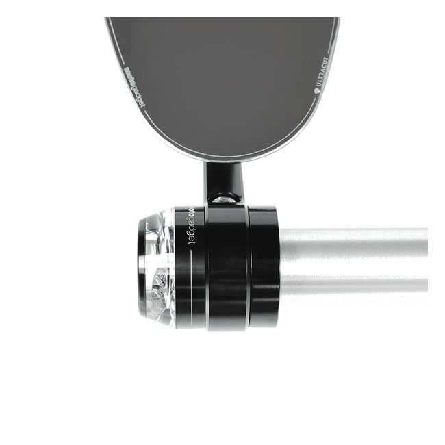 Motogadget, mo.view / turn signal in-bar adapter. Black