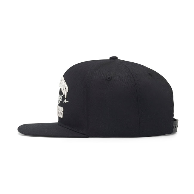 WCC MOTOCYCLE CO. FLATBILL HAT BLACK