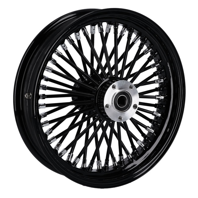 MCS radial 48 fat spoke rear wheel 3.50 x 16 black