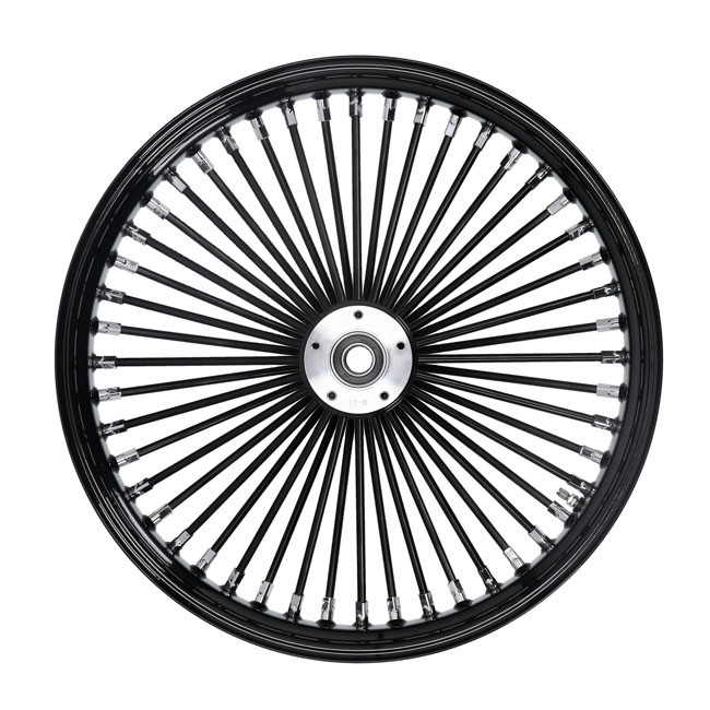 MCS radial 48 fat spoke front wheel 3.50 x 21 SF black