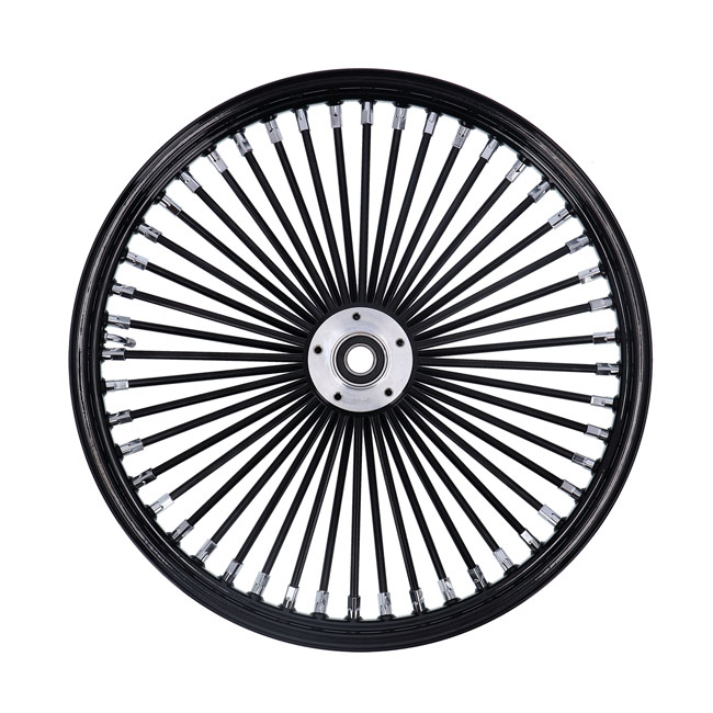 MCS radial 48 fat spoke front wheel 2.15 x 21 SF black