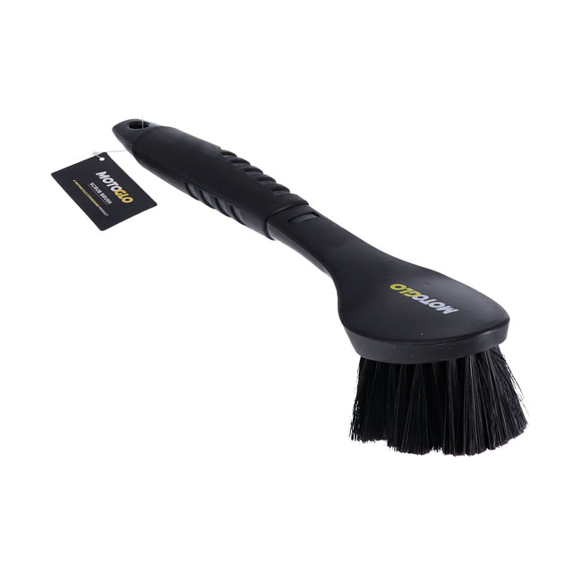 MotoGlo, scrub brush