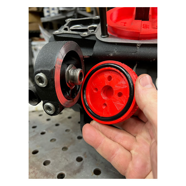 9Finger Fabrication, oil filter cover