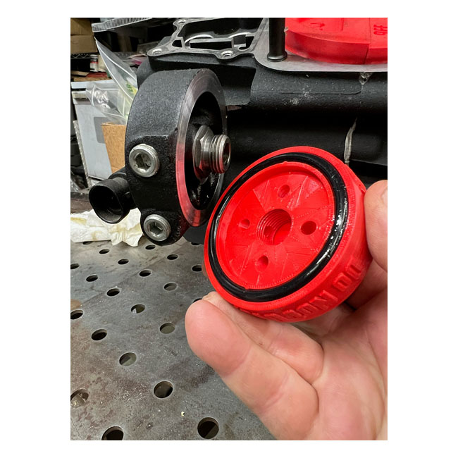 9Finger Fabrication, oil filter cover