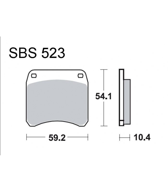 Bromsbelägg SBS 523