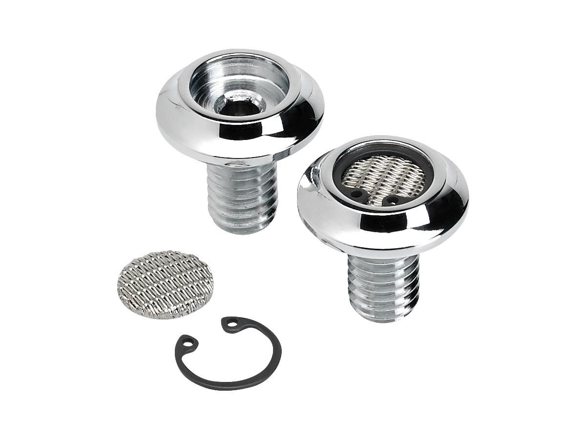LOWBROW RADIUS TWIN CAM/M8 BREATHER BOLTS