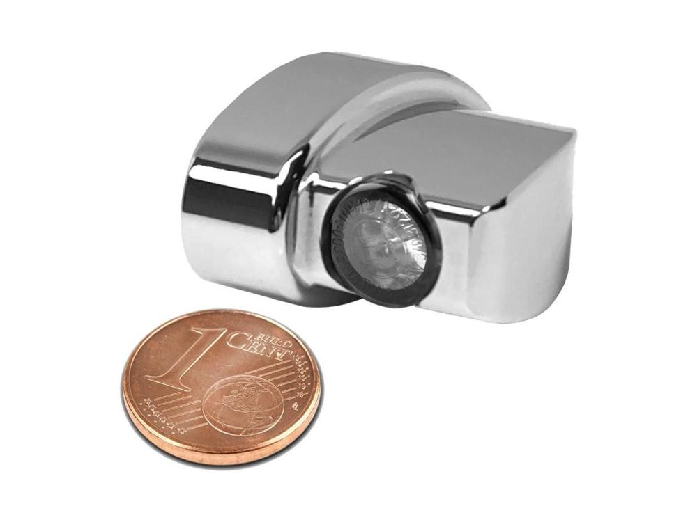 NANO Series Winglets 3in1 LED Turn Signals/Taillight/Brake Light Chrome Anodized Smoke