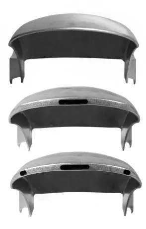 Bakskärm "Stål" 260/18" , 3-1