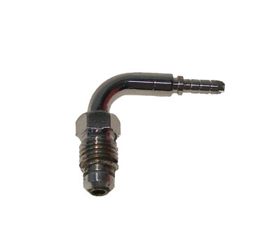 Presskoppling rörlig 90° M10x1,25 konvex