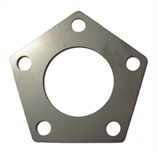 Distans rostfri femkantig 1,0 mm