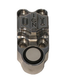 ISR knappsats 1 brytare, 1 tryckknapp eloxerad