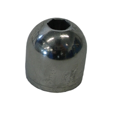 Toppmutter Järnhästen Rake-bar krona (Rostfri)