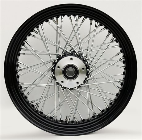 16X3.5 DUALDISC 60 SPOKE FRONT BLACK