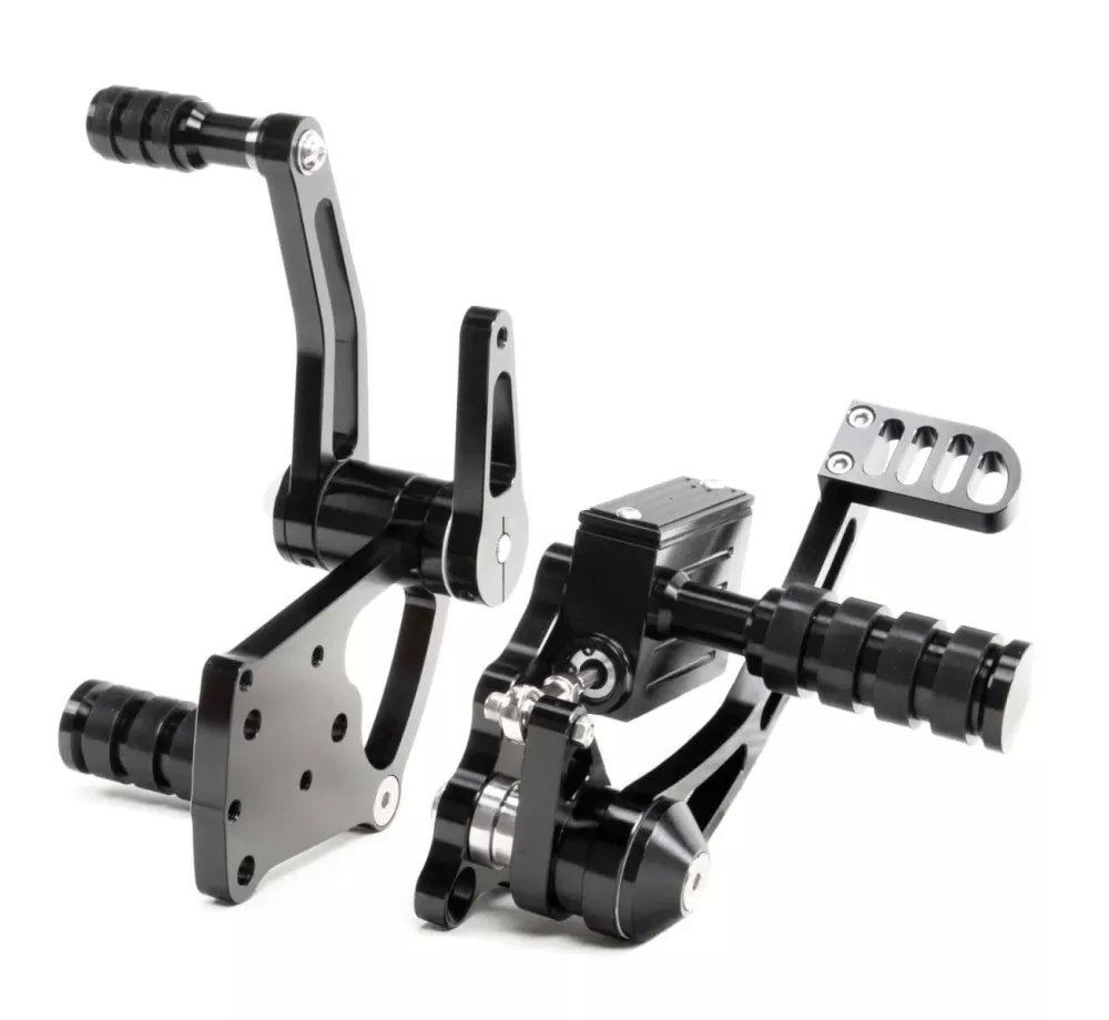 Ultima Fotreglage Softail 2000-2017 Svart