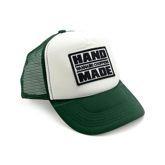 Wannabe choppers trucker cap white/dark green