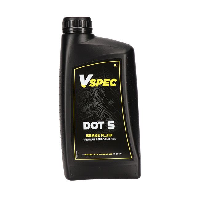 VSPEC, BRAKE FLUID DOT 5 SILICONE. 1 LITER.