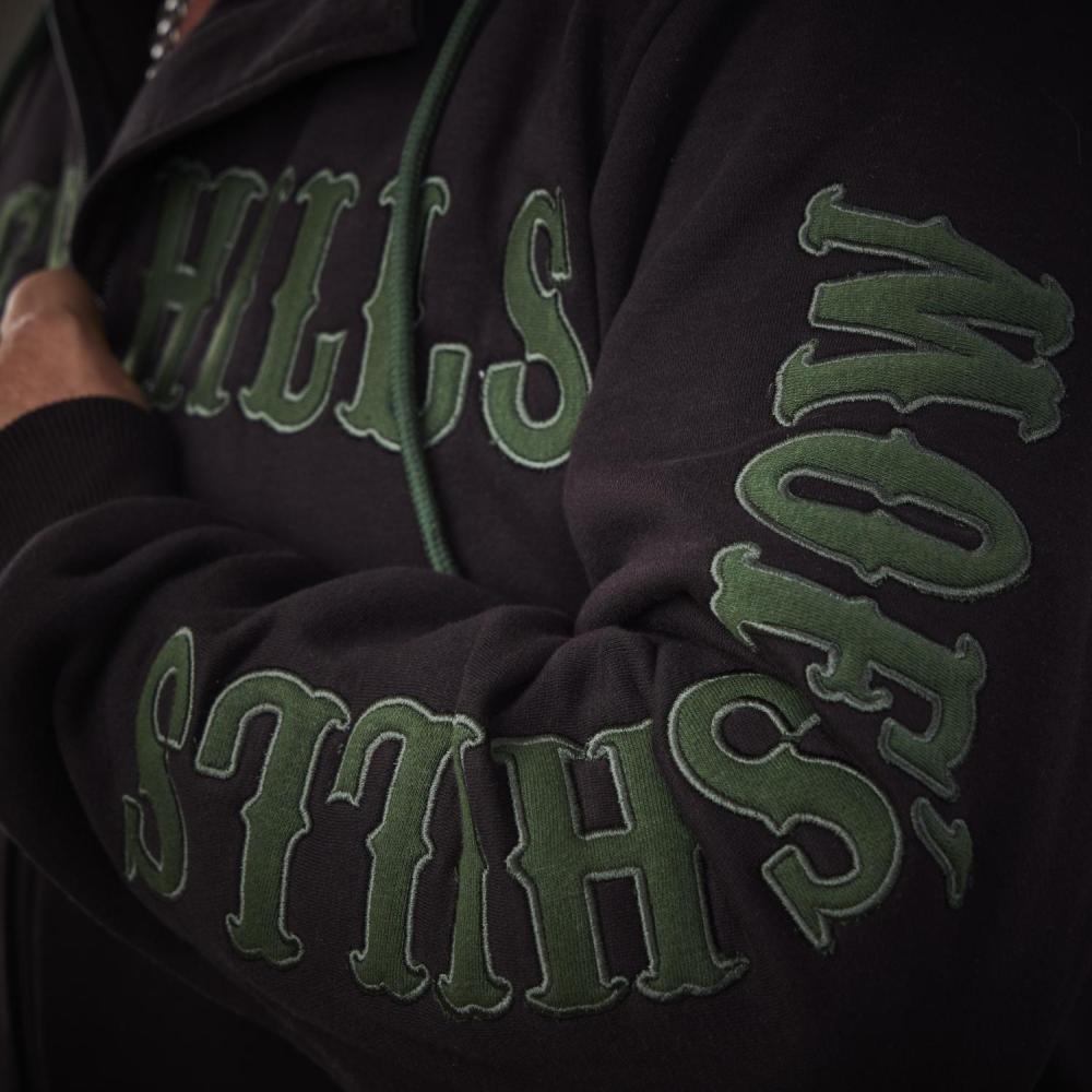 MOE'S HILLS BOBBER'S HOODY - BLACK -GREEN
