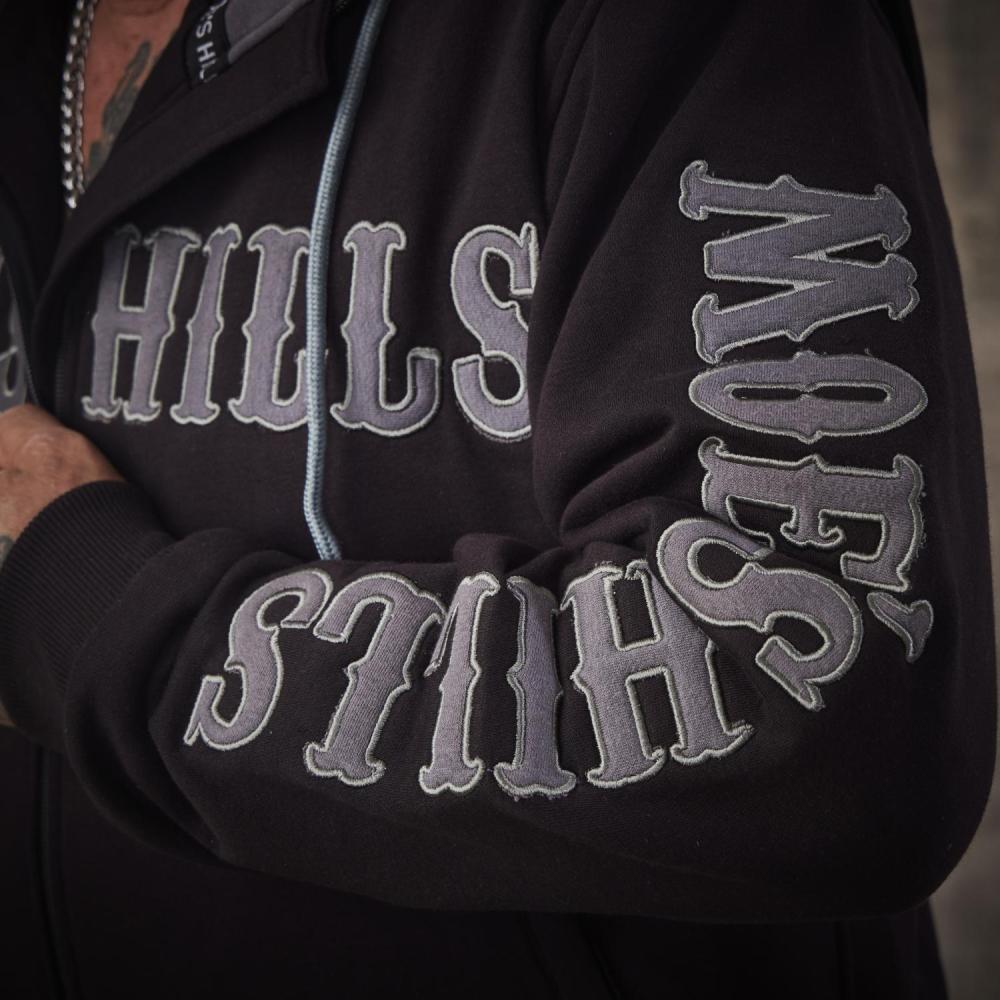 MOE'S HILLS BOBBER'S HOODY - BLACK -GREY