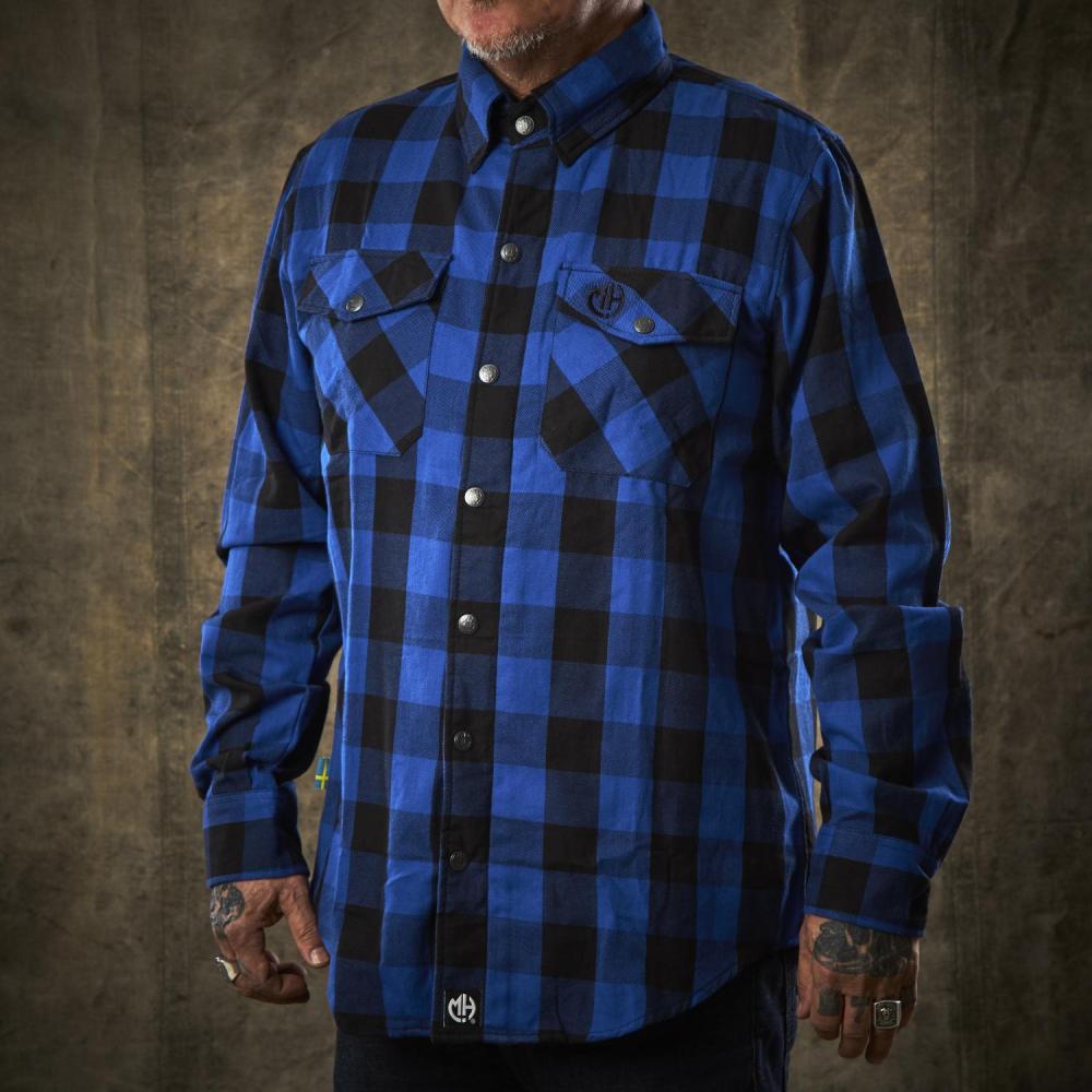 MOE'S HILLS BOBBER'S SHIRT FLANNEL - BLUE/BLACK