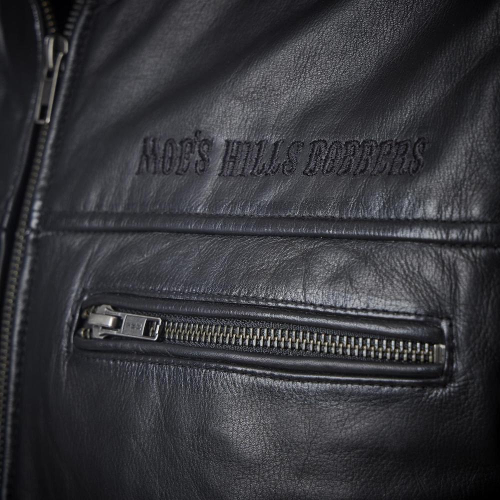 MOE'S HILLS BOBBER'S LEATHER JACKET - BLACK