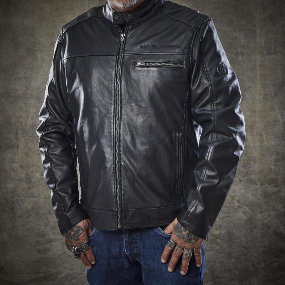 MOE'S HILLS BOBBER'S LEATHER JACKET - BLACK