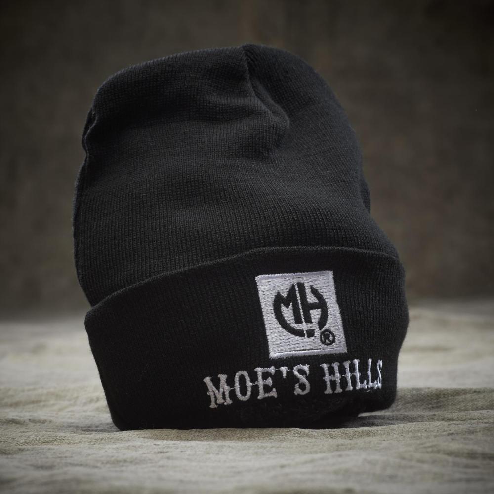 MOE'S HILLS BOBBER'S ROLL-UP BEANIE BLACK