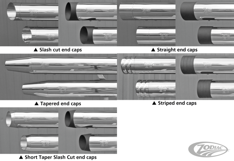 MCJ ENDCAPS FOR 90MM MCJ MUFFLERS