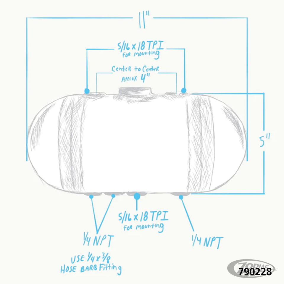 LOWBROW CUSTOMS UNIVERSAL OIL TANKS