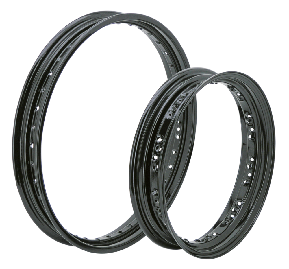 BLACK POWDER COATED RIMS