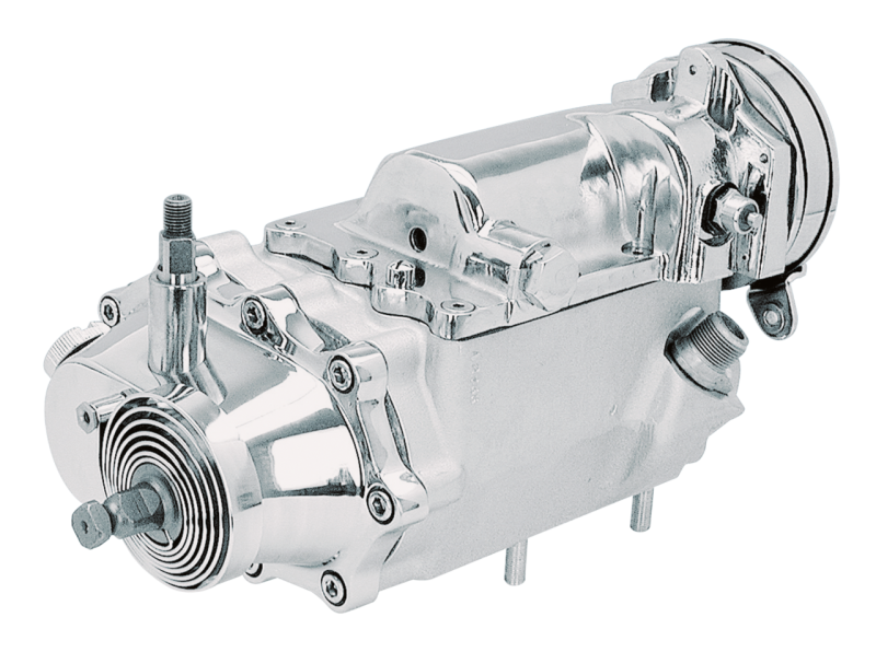 Komplett "close ratio" 4-växlad transmission med kickstart.