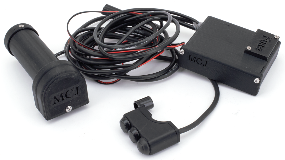 MCJ Optional adjusting motor with handlebar switch for open/close/automatic