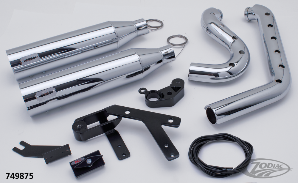 MCJ ADJUSTABLE 2-INTO-2 FOR MILWAUKEE EIGHT SOFTAIL