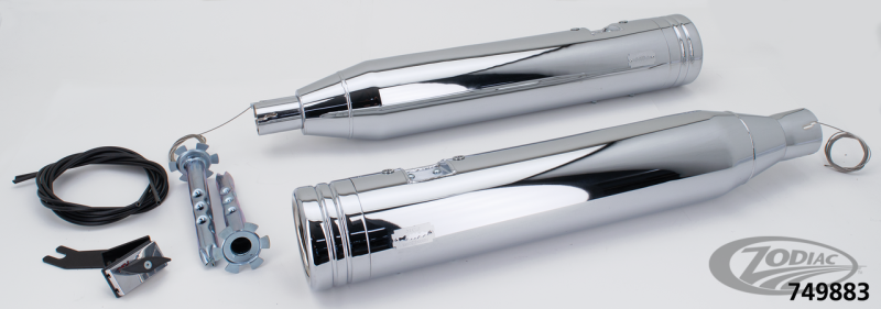 MCJ ADJUSTABLE EXHAUSTS FOR TOURING