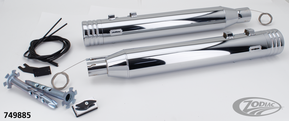 MCJ ADJUSTABLE EXHAUSTS FOR TOURING