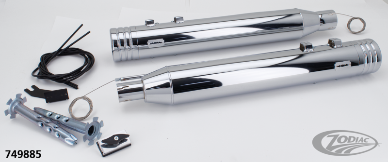 MCJ ADJUSTABLE EXHAUSTS FOR TOURING