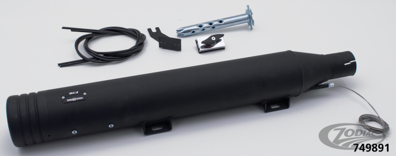 MCJ ADJUSTABLE EXHAUSTS FOR MILWAUKEE EIGHT SOFTAIL