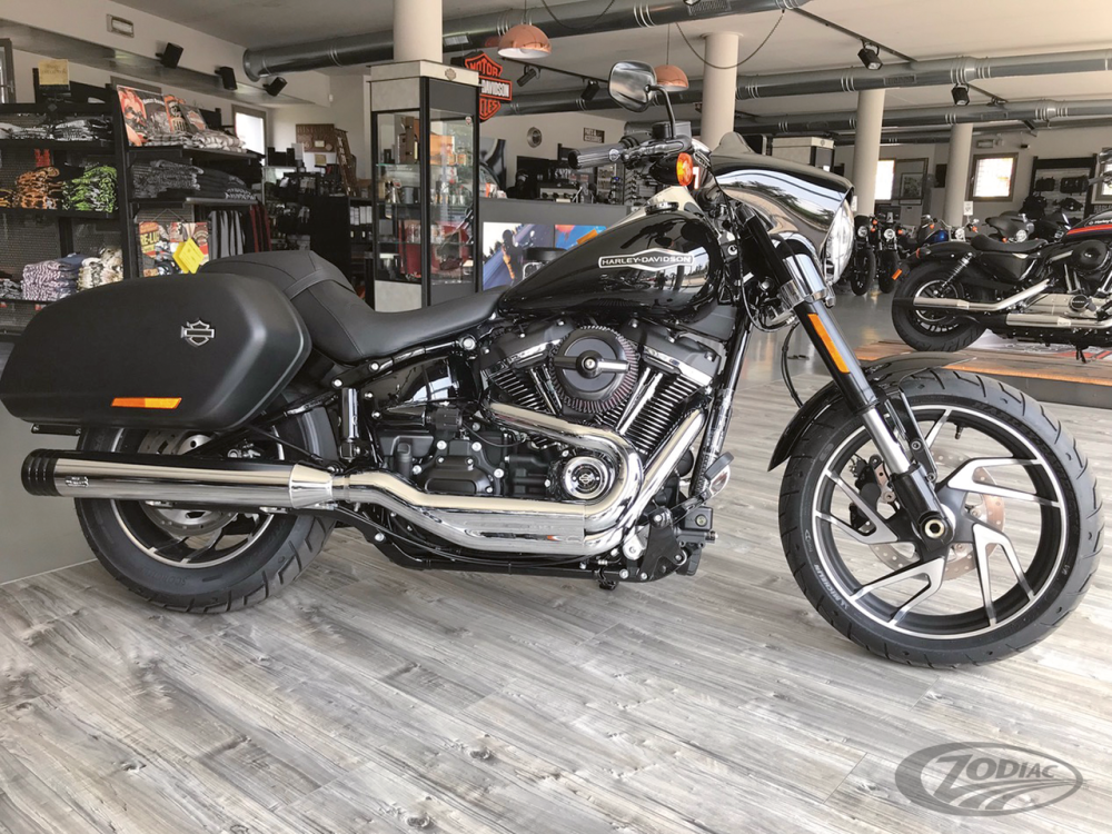 MCJ ADJUSTABLE EXHAUSTS FOR MILWAUKEE EIGHT SOFTAIL
