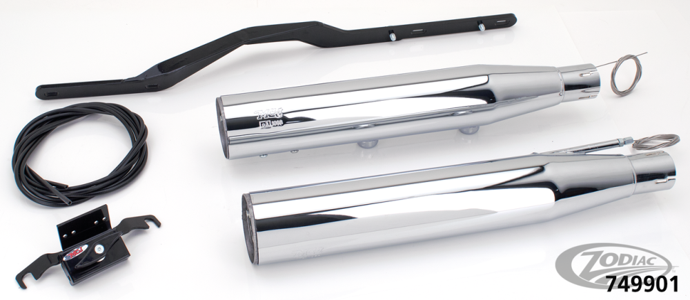 MCJ ADJUSTABLE EXHAUSTS FOR SPORTSTER