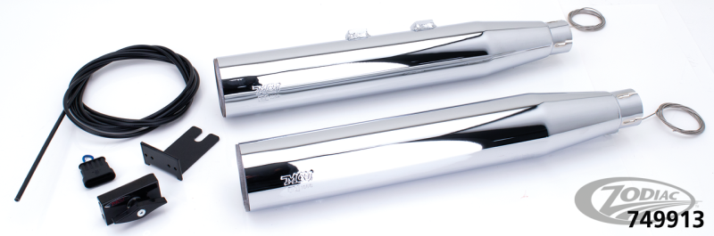 MCJ ADJUSTABLE EXHAUSTS FOR TWIN CAM SOFTAIL