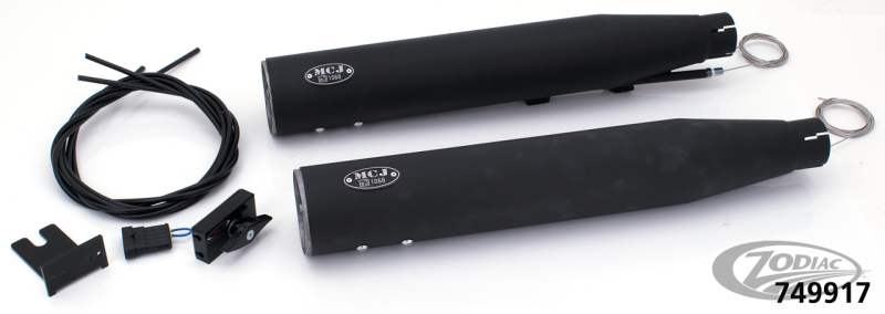 MCJ ADJUSTABLE EXHAUSTS FOR TWIN CAM SOFTAIL