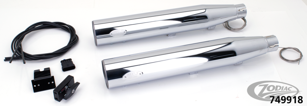 MCJ ADJUSTABLE EXHAUSTS FOR TWIN CAM SOFTAIL